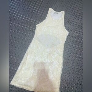 Abercrombie cutout back body on lace dress